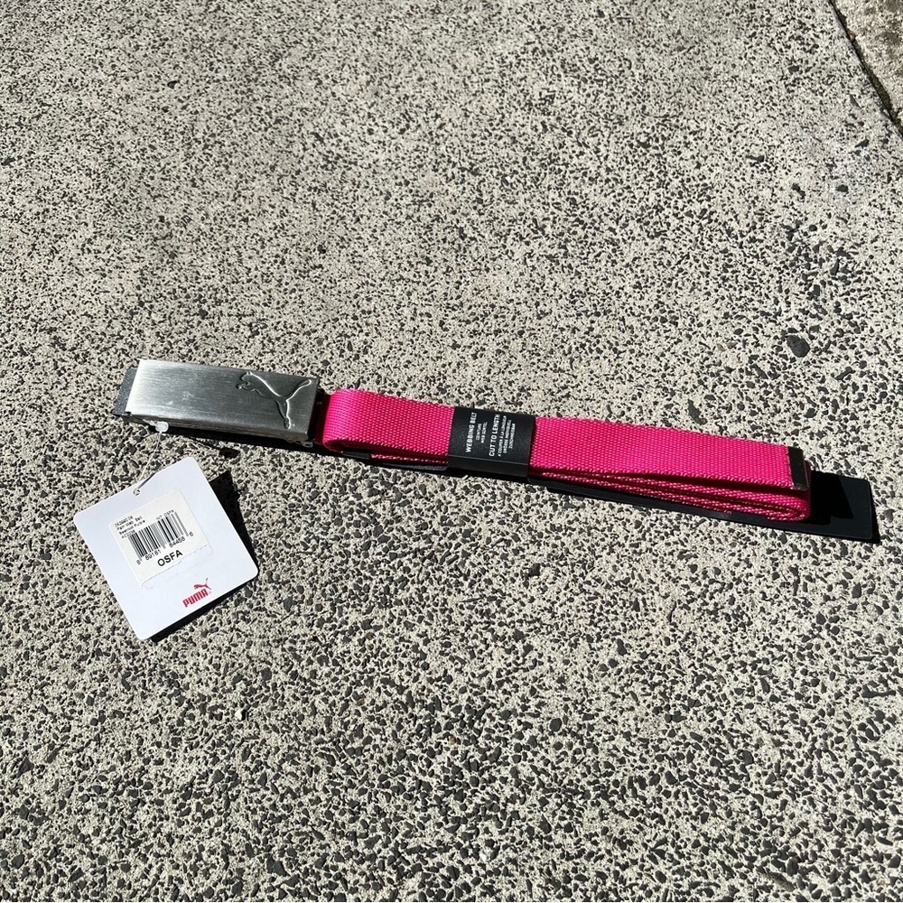 PUMA Webbing Golf Belt in Beetroot Purple